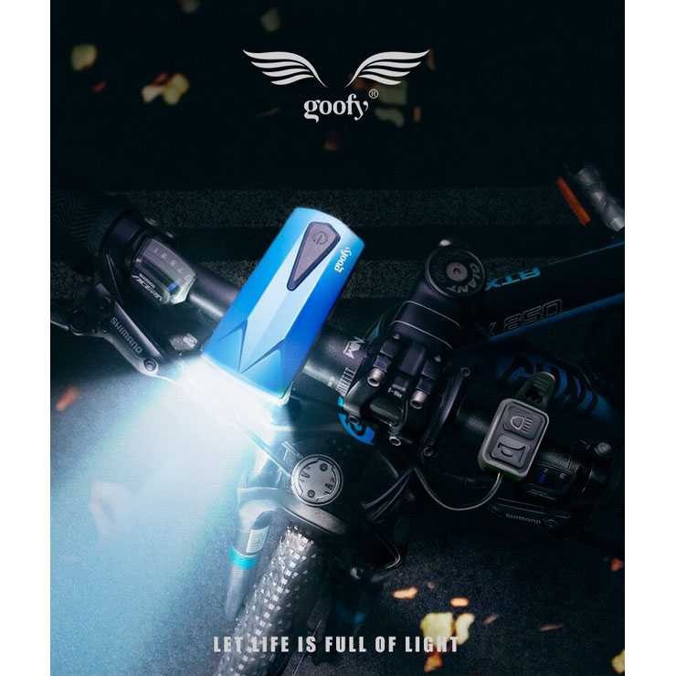 Terlaris Goofy Lampu Sepeda LED USB Cree T6 300 Lumens Klakson DT-6105C Keren