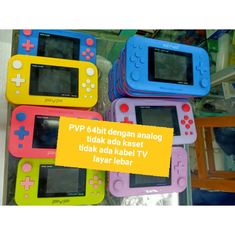 PVP game boy 64bit dengan analog kelengkapan baca diskripsi