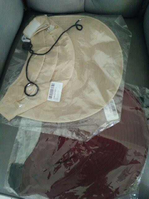 Topi Lipat Wanita Pelindung Sinar Uv Anti Uv Untuk Outdoor / Pantai