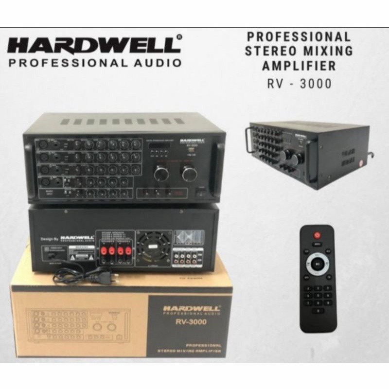 Ampli Karaoke Hardwell RV 3000 RV-3000 RV3000 Original TERBAIK