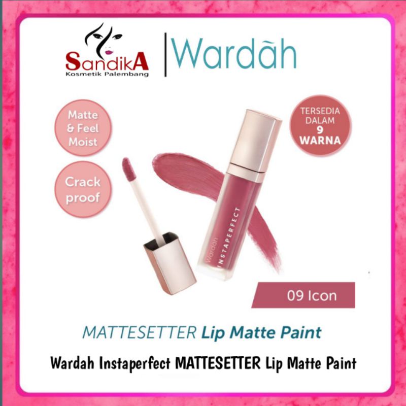 Wardah Instaperfect Mattesetter Lip Matte Paint 5.5g (100% Original)