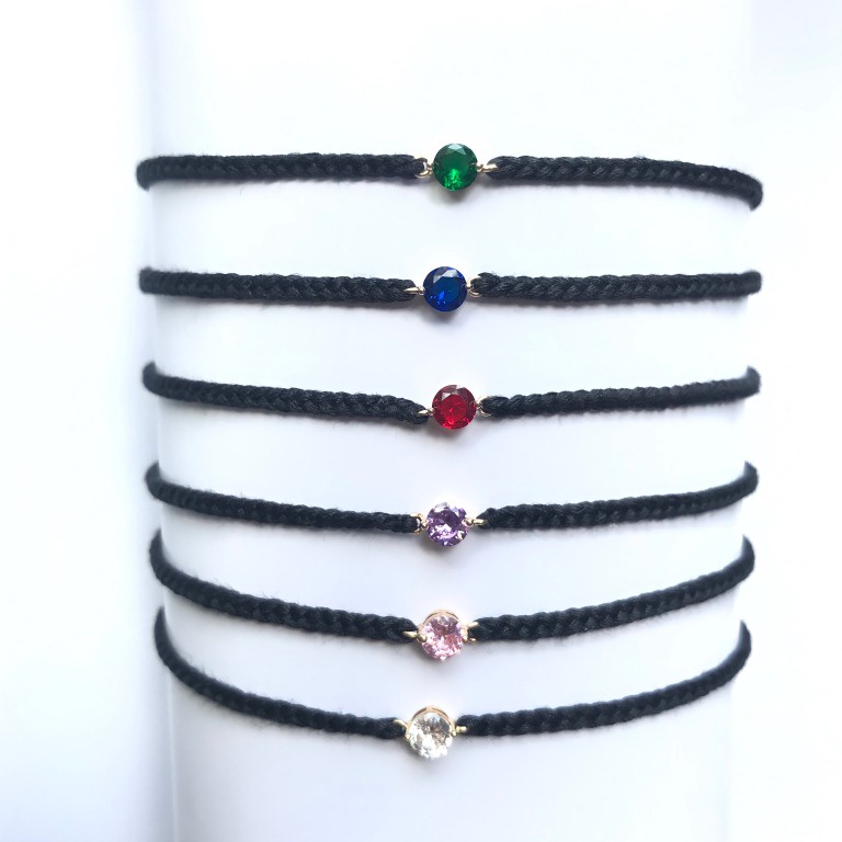 Gemstone Bracelet (gelang, gelang etnik, gelang tali, simple bracelet, couple bracelet)