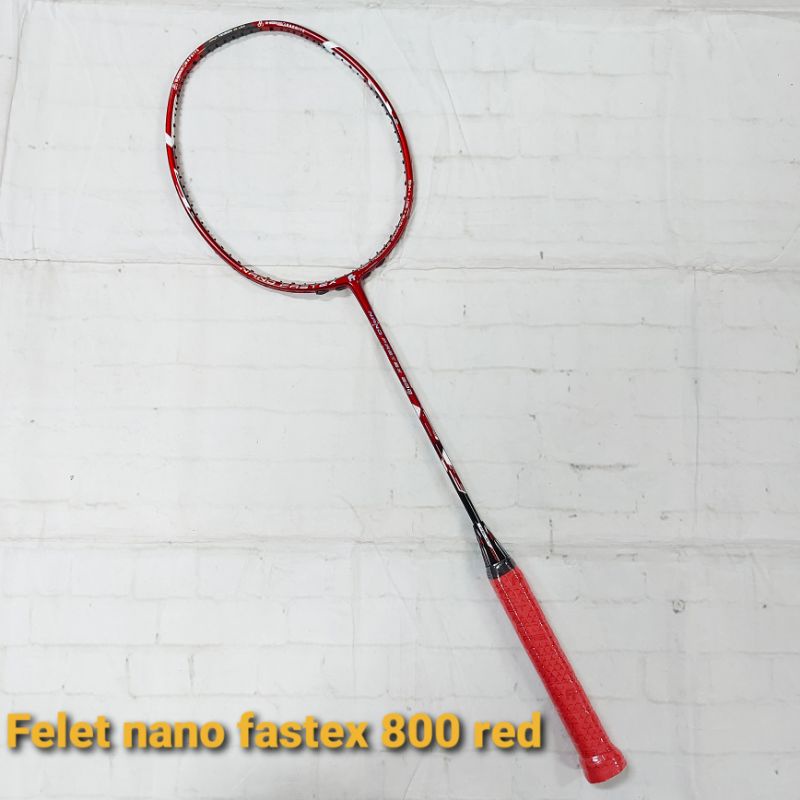 RAKET BADMINTON FELET NANO FASTEX 800 RED ORIGINAL
