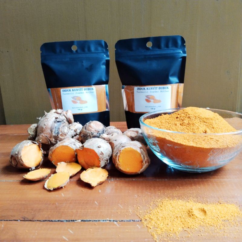 

Serbuk Induk Kunyit Kunir/empu kunyit 100% tanpa bahan campuran