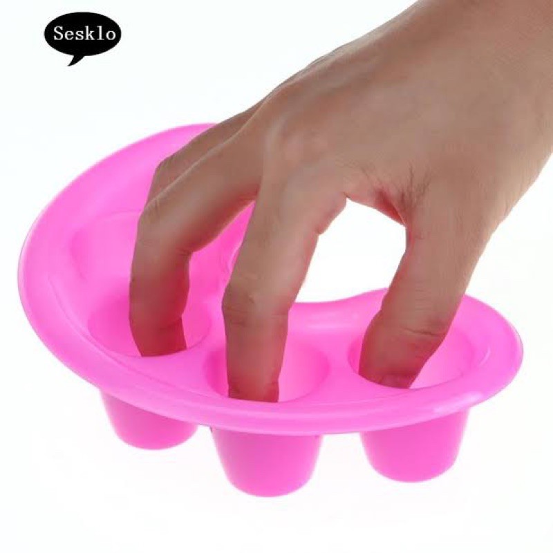 MANICURE BOWL JARI LENGKUNG / WADAH TEMPAT RENDAM JARI MENI NAILART