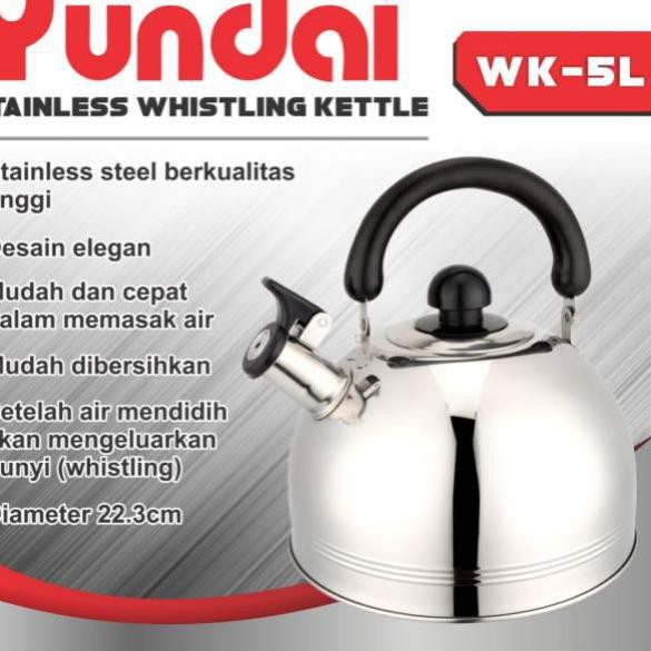 Terlaris Stainless whistling kettle / teko siul 5 liter / teko .,.,