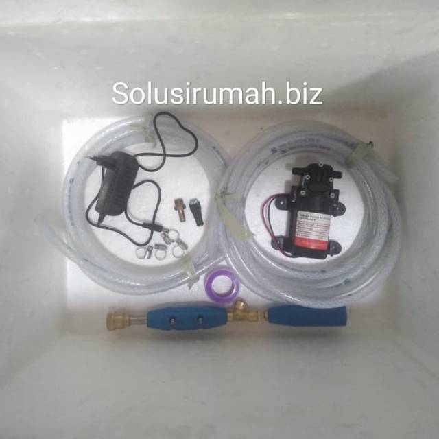 PAKET MESIN CUCI AC MOTOR STEAM POWER SPRAYER SET 5M 2A ALAT PORTABLE