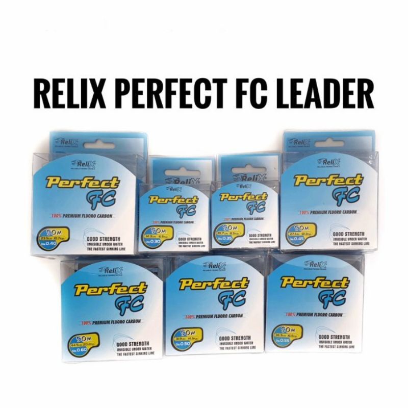 (COD) Senar Relix Perfect Fc 100% Flurocarbon