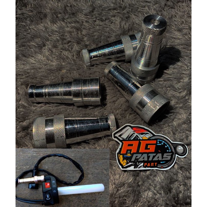 GAS NINJA KSR (cover pipa cnc/ variasi gas ninja)