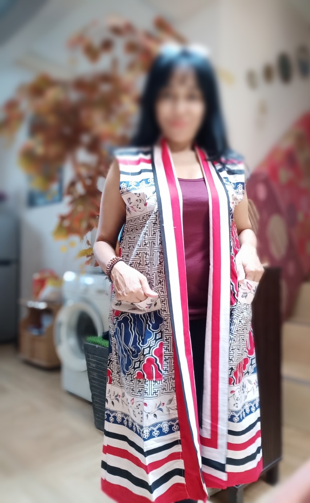 Marisa Outer Batik Terlaris | Vest Batik Wanita Kekinian