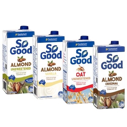 Jual So Good Almond Milk 1L - All Varian ( GOSEND/GRAB/CARGO ) | Shopee ...