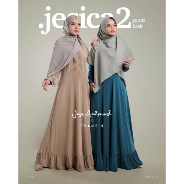 Gamis Basic Jesica2 by Thamrin Hijab