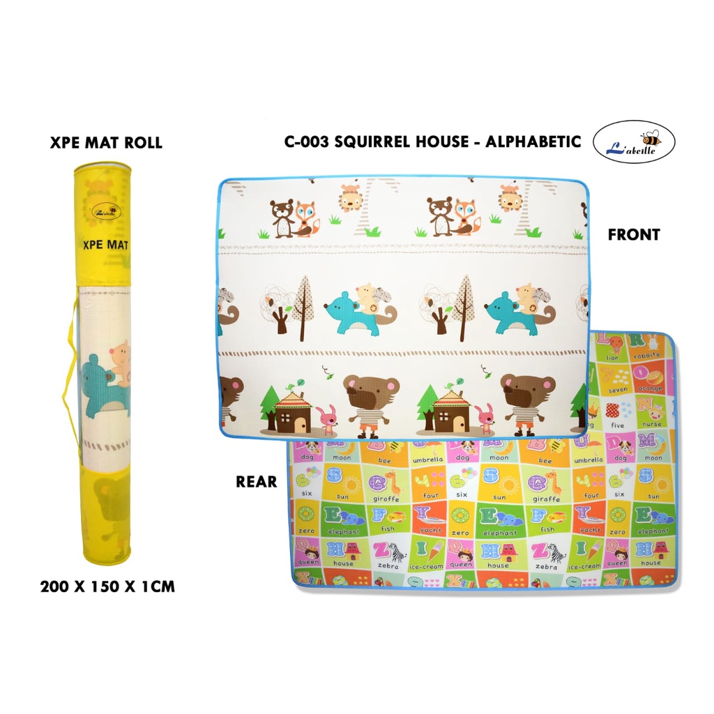 Promo !! Playmat Labeille Double Side/Alas Main bayi