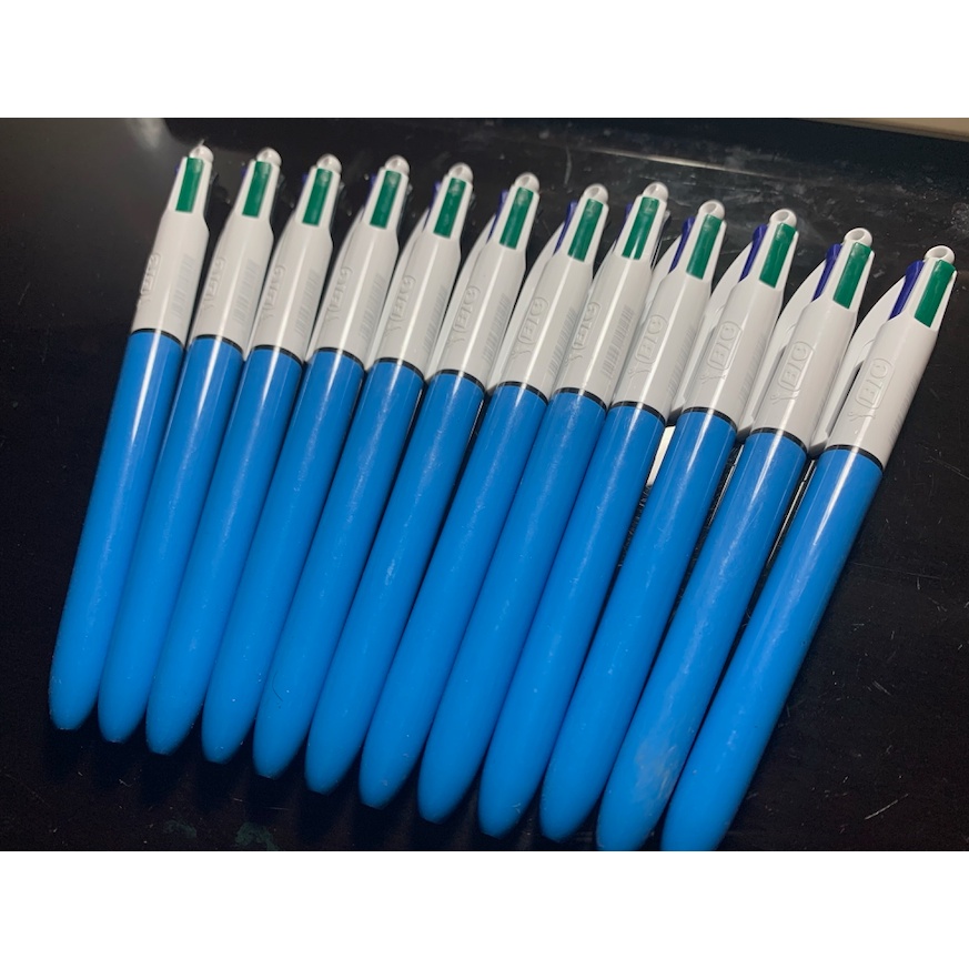 

HJK BIC Original 1.0 mm 4 Colors Ballpoint Pen Bolpen 4 Warna