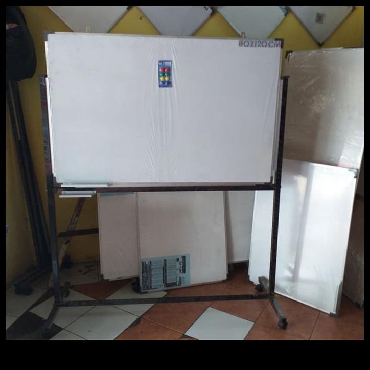 

Papan Tulis Magnet Standing Uk80X120 Doubel Face - Unit+ Bubble