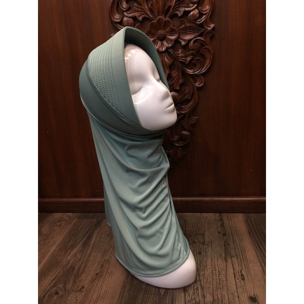 Hijab Sport Linear. Bergo Pendek, Bergo Sekolah-8