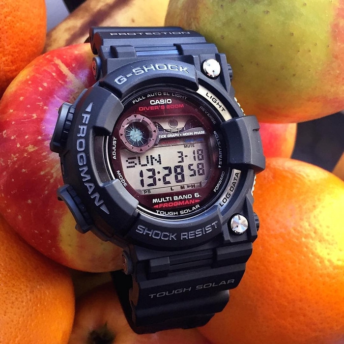 Jam Tangan Pria Casio G-Shock GWF-1000 Frogman Full Black Original BM