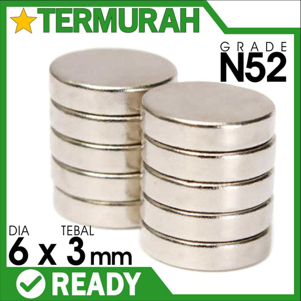 Termurah Magnet Neodymium Koin 15 X 2 Mm