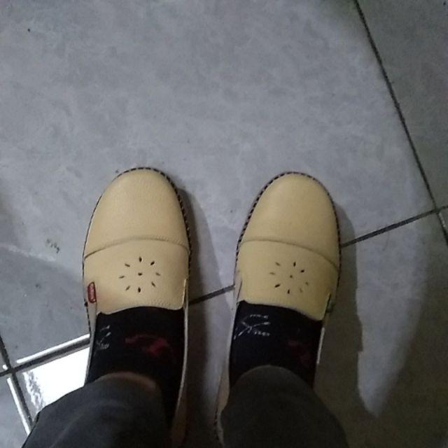 Sepatu Kasual Kulit Wanita Bz Kr | Sepatu Kasual Slip On Kulit Wanita | Sepatu Slip On Kasual Kulit