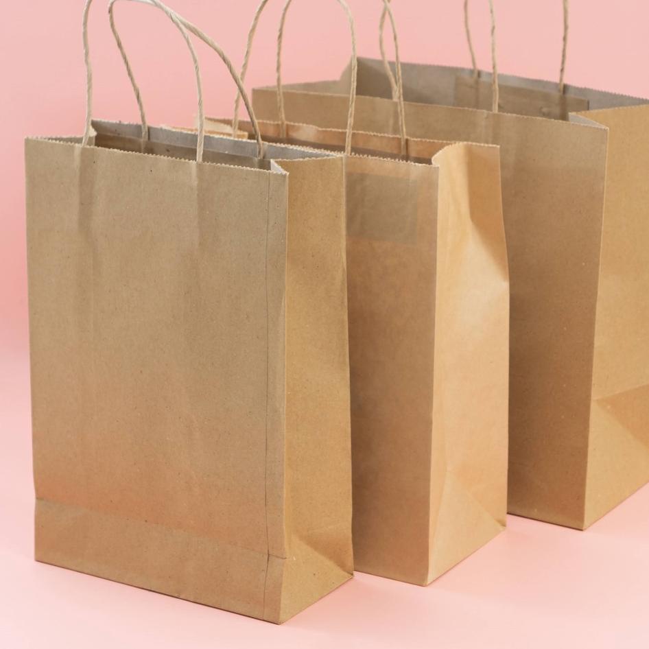 

Super Gaya [Digipack] Brown Paper Bag Tali 24 x 12 x 28 | Kantong Kertas Coklat