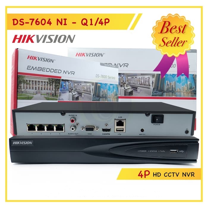 PAKET CCTV IP CAMERA HIKVISION 2MP 2 KAMERA HDD 500GB SIAP PASANG
