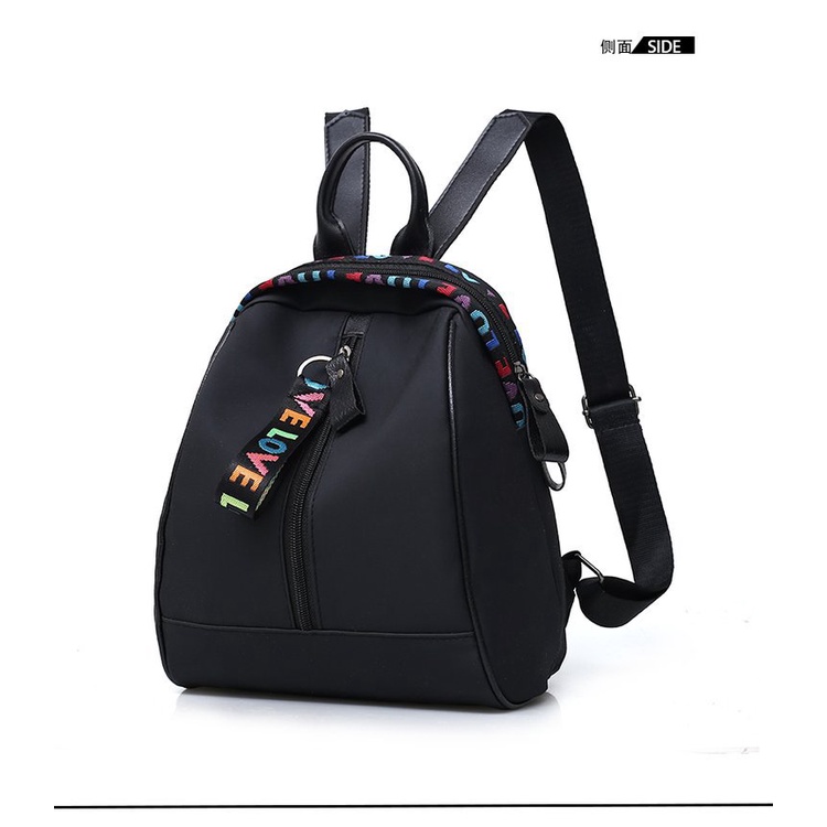 AND / COD / Tas Ransel Wanita Fashion Tas Punggung Perempuan Import Backpack Hitam Tas Sekolah Cewek Murah T237