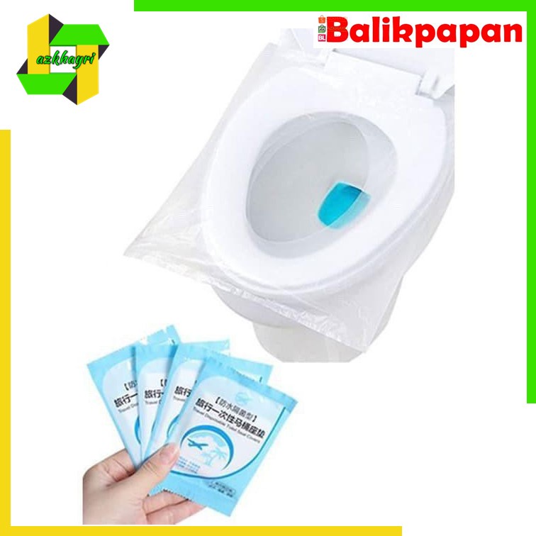 Plastik Travel Toilet Alas Duduk Sekali Pakai Seat Cover Disposable