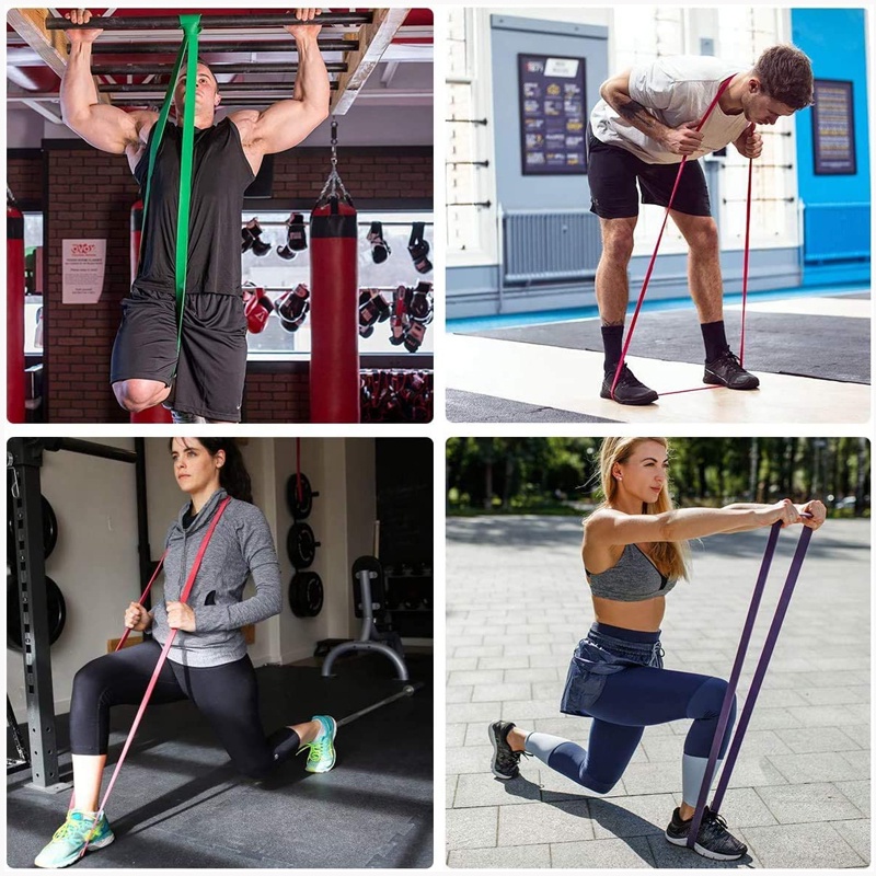 Resistance Band Elastis Untuk Latihan Pull Up / Pilates / Gym