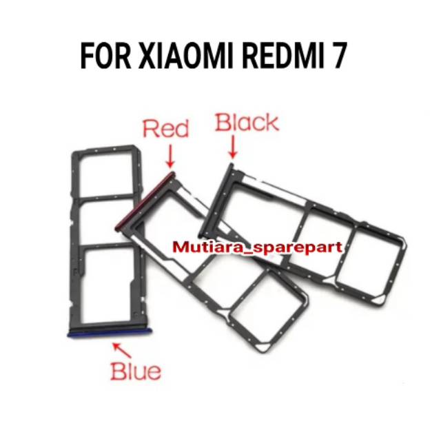 SIMTRAY / SLOT SIM / TEMPAT SIM CARD XIAOMI REDMI 7