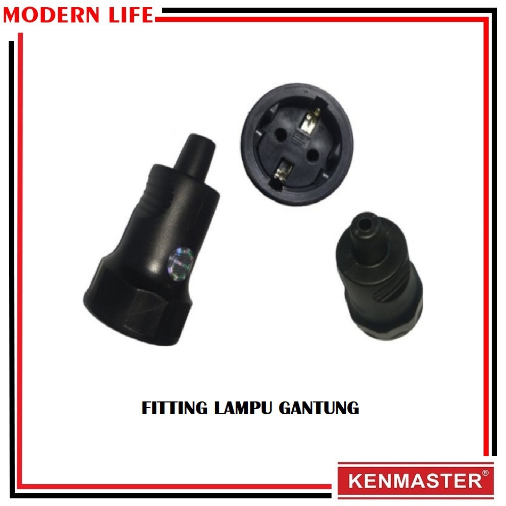 Fitting Lampu Gantung / Socket Outlet / Sambungan Lampu Gantung