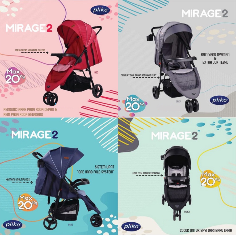 STROLLER / KERETA DORONG BAYI PLIKO 559 MIRAGE 2