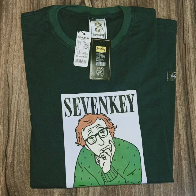 KAOS DISTRO SEVENKEY HIJAU BOTOL HIJAU ARMY KAOS DISTRO THANKSINSOMNIA KAOS POLOS