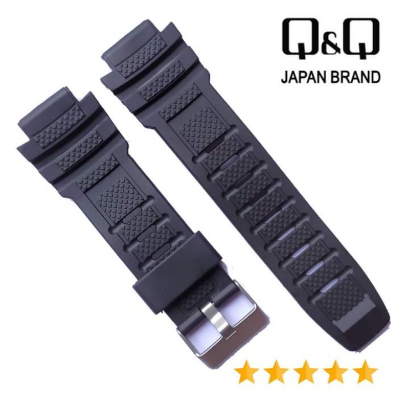 Strap QQ QnQ Q&Q GW-87 QnQ GW87 Tali Jam Tangan Q&Q GW 87 Black