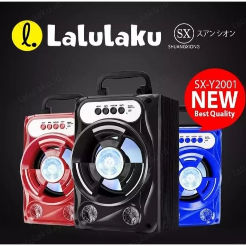 Speaker bluetooth Karaoke SX2001 Free Mic C O D