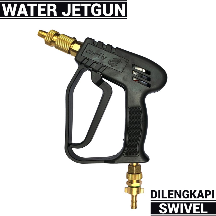 Water Jet gun dilengkapi Swivel Selang anti kusut selang bisa diputar