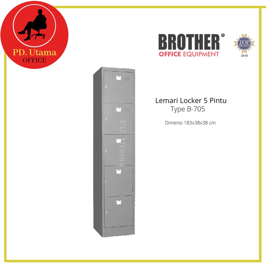 Jual LOCKER BROTHER B 705 (5 PINTU) Indonesia|Shopee Indonesia