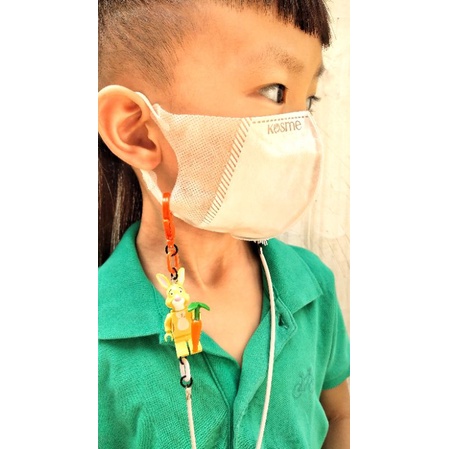 RABBIT / Tali masker anak / strap masker / tali masker lucu / tali masker lego / tali konektor maske
