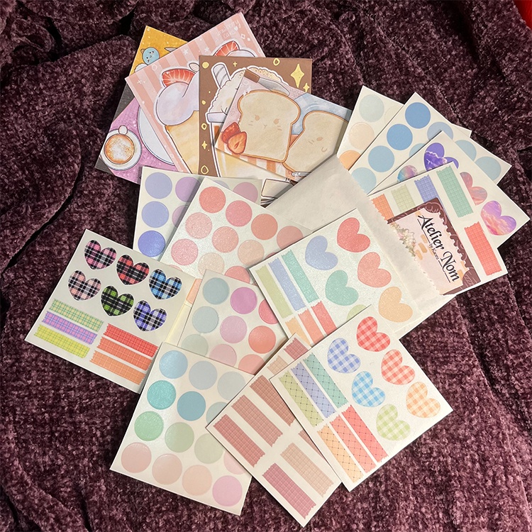 

[AtelierNom] Cute Journaling Set termurah for bujo, planner, scrapbook