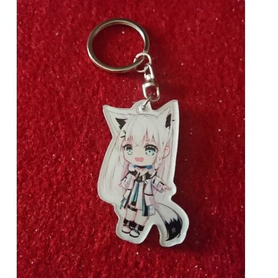 Gantungan Kunci Keychain Fubuki Shirakami Hololive