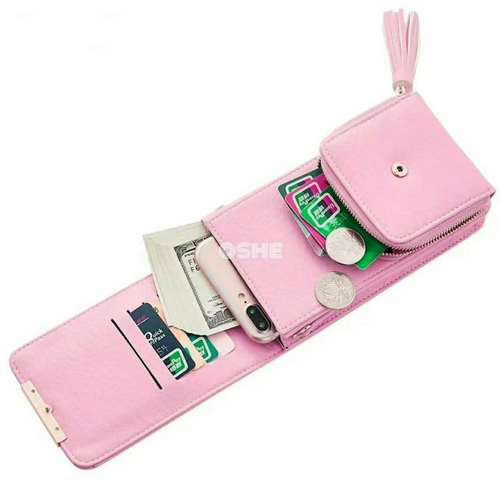 POCKET PRRETTY TALI PANJANG MULTIFUNGSI / DOMPET TALI HP / TERBARU