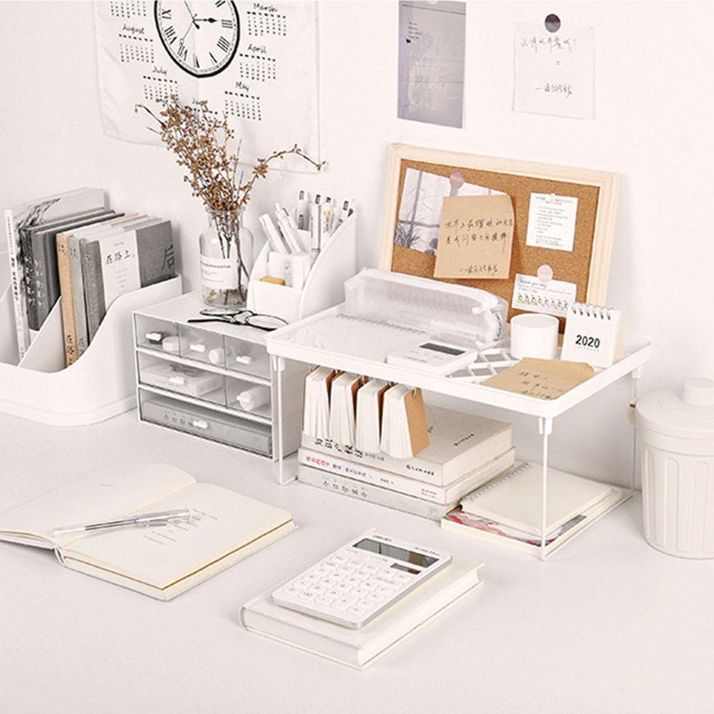 TOP Tempat Penyimpanan Desktop Dapur Sekolah Organizer Makeup Multifungsi