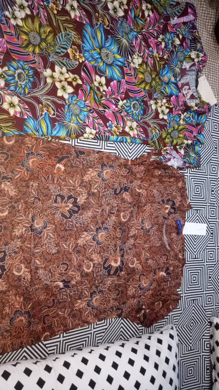 Daster Cantik Kencana Ungu Larasati (label Biru Asli Ori) : Homedress Batik Solo Adem Awet