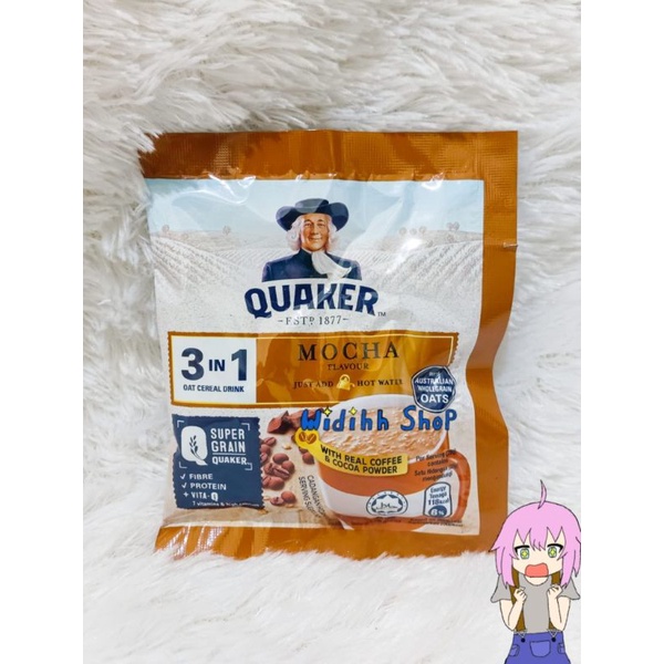 Quaker 3 in 1 Malaysia / Quaker 3in1 Coklat / Vanilla / Berry Burst / Mocha / Quaker Matcha