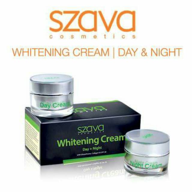 SZAVA WHITENING CREAM PACKAGE DAY AND NIGHT JAWA TIMUR