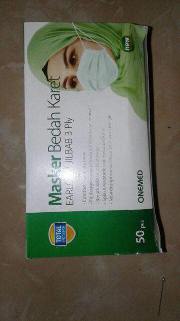 Masker Jilbab Masker Hijab Headloop Bedah Karet Motor Debu