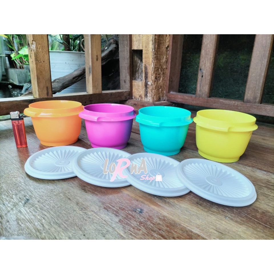 TOPLES TUPPERWARE STAR BOWL 750ml tuperware (*1set)