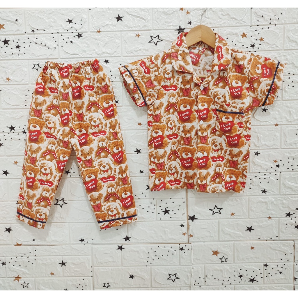 BAJU TIDUR ANAK KEREN/PIYAMA ANAK MODEL TERBARU