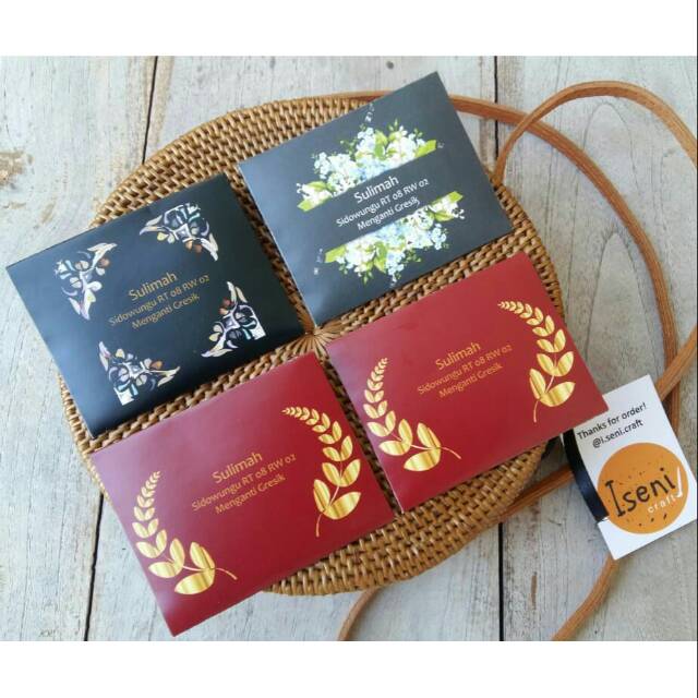 

Amplop kondangan custom nama