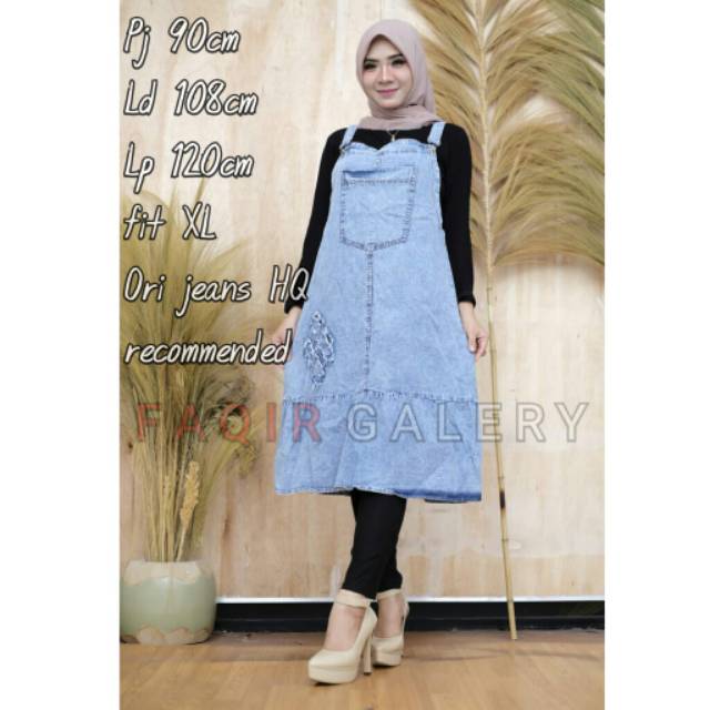 OVERALL JEANS /OVERALL WANITA / OVERALL JUMBO / OVERALL BIG SIZE / OVERALL ⅞ / OVERALL TERBARU