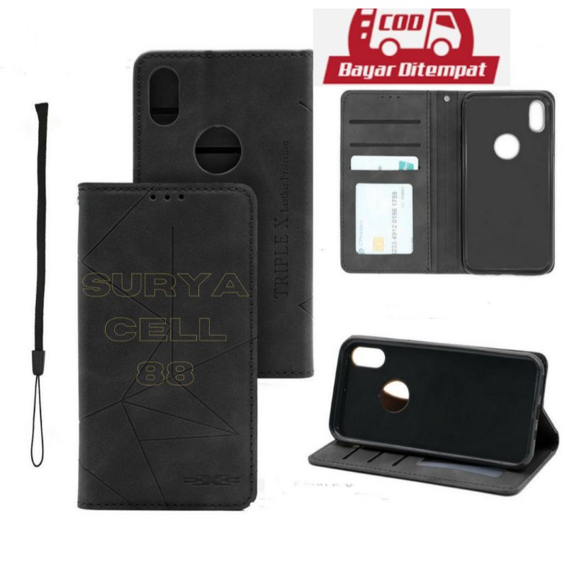 XIAOMI REDMI NOTE 3 / 4 / 4X / 5 / 5A / 5pro / 6 / 6pro / 7 / 7pro  CASE FLIP COVER KULIT MAGNET
